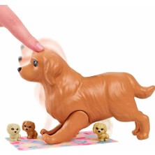 Strongart Mattel  HCK75 Barbıe ve Yeni Doğan Köpekler Oyun Seti