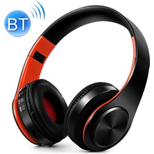 Zunhai LPT660 Katlanır Müzik Bluetooth Kulaklık Desteği Tf Kart Turuncu (Yurt Dışından)