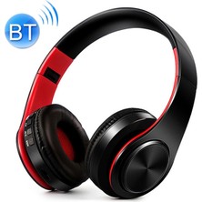 Zunhai LPT660 Katlanır Müzik Bluetooth Kulaklık Desteği Tf Kartı Kırmızı (Yurt Dışından)