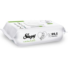 Sleepy Islak Havlu Mendil 90 Yaprak Natural Yenidoğan 18 Li Set 1620 Yaprak Plastik Kapaklı