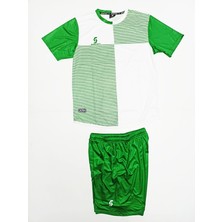 Sportech Yeşil-Beyaz Forma Takımı (TEK KELİME ISİM VE NUMARA YAZILIR) K0131