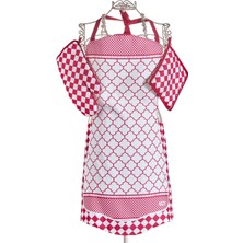 The Mia Mutfak Önlüğü Eldiven Tutaç 3 Parça Set