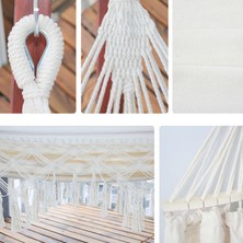 Sunsky 200X150CM T Tuval Kamp Hamak Renkli Çizgiler (Yurt Dışından)