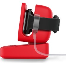 Zunhai Apple Watch Için 44/42/40/38 mm Stand Tutucu Kırmızı (Yurt Dışından)