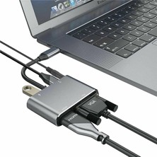 Oyuncu-Website 5in1 Type-C USB 3.1 HDMI Çevirici Dönüştürücü Hub. 4K UHD Fullhd