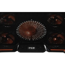 Inca INC-611GMS Arrax Gamıng Notebook Cooler 5x Fan, 6 Steps, 2x Usb, 13 "-17"