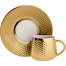 Jumbo Golf Titanyum Gold 2'li Kahve Fincan Takımı