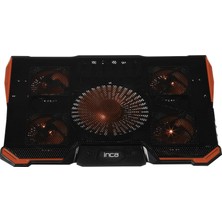 Inca INC-611GMS Arrax Gamıng Notebook Cooler 5x Fan, 6 Steps, 2x Usb, 13 "-17"