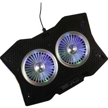 Inca INC-607GMS Arrax Iı 2x Rgb Fan, LCD Control Panel, 7 Steps 10 ”-1 8” Gamıng Notebook Cooler