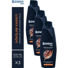 Blendax Kafein Özlü Şampuan 500 ml x 3 Adet