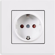 Günsan Visage Topraklı Priz Mkz Beyaz 12 Paket