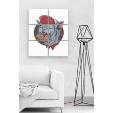 Hero Tasarım Cat  BLL2610 6 Parça Ahşap Mdf Tablo NHL7107