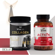 Wiselab Men Collagen 300GR + Action Bitkisel Erkek Takviye 90 Kapsül