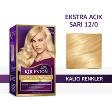 Wella Koleston Wella Kit Set Saç Boyası 12/0 Çok Açık Sarı