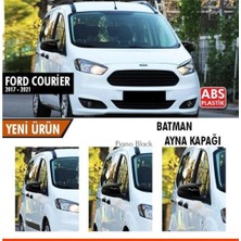 Ebal Oto Ford Courier 2018-2021 Batman Yarasa Ayna Kapağı Piano Black Abs