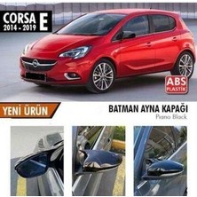 Ebal Oto Opel Corsa E Batman Yarasa Ayna Kapağı Piano Black 2014-2019