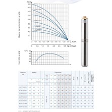 Vodoley Dalgıç Pompa Bcpet 0,5-50 (2 Ton 50M)