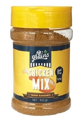 Fit Grains Chicken Mix Tuzsuz Tavuk Baharatı 100 gr 3 Adet