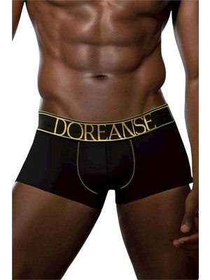 Doreanse Erkek Modal Pamuklu Desensiz Boxer  Hipster Külot 1725 |siyah