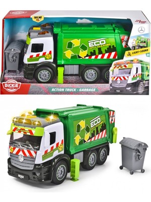 Dickie 203745014  Dickie, Aksiyon Çöp Kamyonu 26 cm