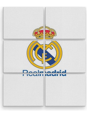 Astak Real Madrid 6 Parça Ahşap Mdf Tablo NHL3050