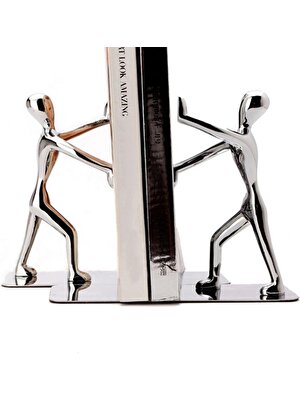 Xinh Kitap Standı 2 Adet Güzel Kung Fu Heykelcik El Itme Ofis Bookends Masası Organizatör Tutucu Ev Raf | Bookendends