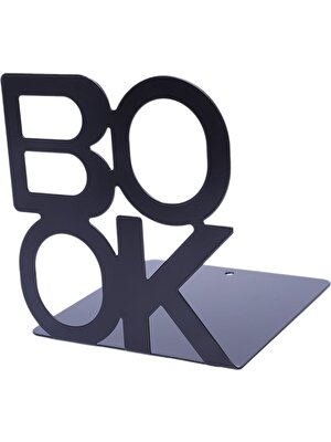 Xinh Alfabe Şekilli Metal Bookends Demir Destek Tutucu Masası Kitaplar Için Standlar | Bookends