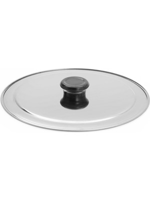 Bay Dursan Baydursan Balık Tava Kapağı Paslanmaz Çelik Kalın Metal Parlak Tava Kapağı No.29