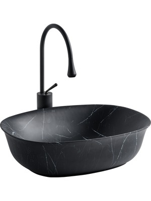 Lena EH-4600M5 Tezgah Üstü Porselen Lavabo