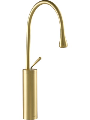 Fontana F-812SM Fırçalanmış Altın Lavabo Bataryası