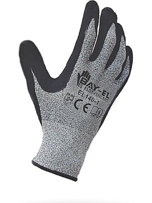 Bay-El Likralı Montaj Eldiveni  EL-140 Iş Işçi Eldiveni 1 Paket ( 12 Adet )