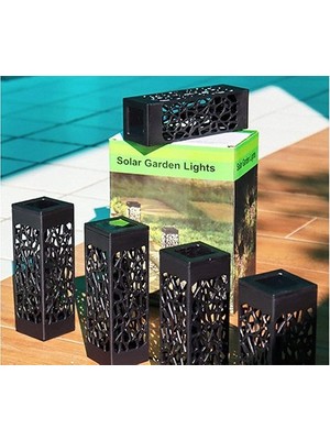 Himarry Dekoratif Solar Güneş Enerjili Bahçe Aydınlatması Yürüyüş Yolu Seti ( 8 Adet )