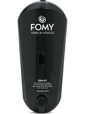 Şeker Portakalı Yayıncılık Fomy M009 Kartuşlu Köpük Sabun Dispenser Aparatı 1000 ml Siyah