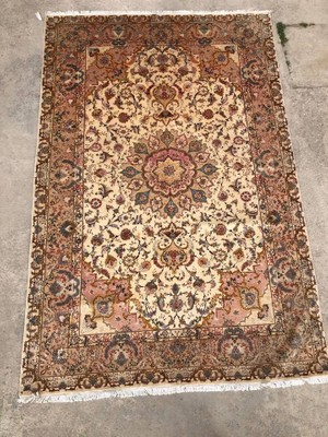 Hasyılmaz El Dokuma Ipek Yün Iran Tebriz Halı 300X200CM 007