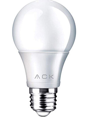 Ack 9W 12'li LED Ampul E27 Duy Beyaz Işık  6500K Avantaj Paket-2
