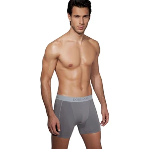 Erkek Modal Çizgili Normal Paça Boxer 1780 | Gri