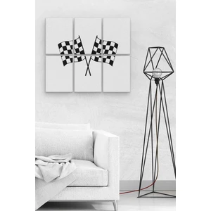 Şimşek Mcqueen 6 Parça Ahşap Mdf Tablo NHL1139