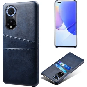 Çift Kart Yuvaları Tasarım Telefon Kapağı Pu Deri + Pc Huawei Nova 9 Için Zor Kılıf / Onur 50 - Yeşil (Yurt Dışından)