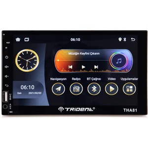 THA81 Double Dın Android 10 Ram 2 GB Rom 16 GB 7 Inch Oto Multimedia Player