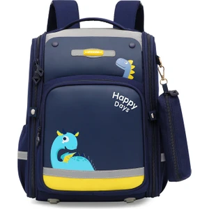 Love Home Çocuk Sırt Çantası Üçüncü Sınıf Okul Çantası Ilköğretim Okulu Ultra-Light Ridge Muhafızları Yükü Karikatür Karikatür Dinozor Uzay Çantası Ilkokul Çantasını Azaltmak Için (Yurt Dışından)