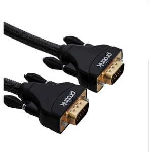 PrimeX Plus Prolink PR-V001 1.5 Metre VGA Kablo, Emı Filtreli Altın Uç Örgülü VGA Kablo