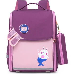 Love Home Yeni Üçüncü Sınıf Uzay Çantası Çocuk Ilköğretim Okulu Okul Çantası Büyük Kapasiteli Kızın Yük Düşürücü Sırt Koruyucu Ilkokul Çantası (Yurt Dışından)