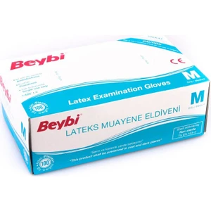 Lateks Eldiven M Orta Boy 100'LÜ