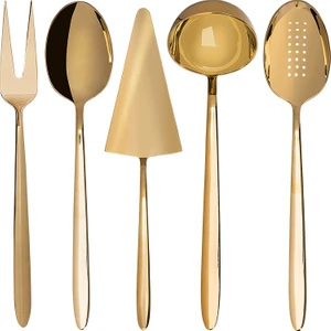 9400 5 Parça Titanyum Gold Servis Takımı