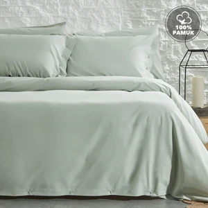 Bedding  Plain Tek Kişilik Ranforce Yıkamalı Nevresim Takımı - Adaçayı