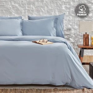 Bedding Plain Tek Kişilik Ranforce Yıkamalı Nevresim Takımı - Indigo