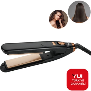 KB2006 Seramik Plaka LED Ekran Mini Saç Düzleştirici ve Şekillendirici Maşa(Yui Türkiye Garantili)