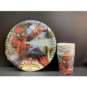 My Party Ready Spiderman Konsept Karton Tabak Bardak Seti