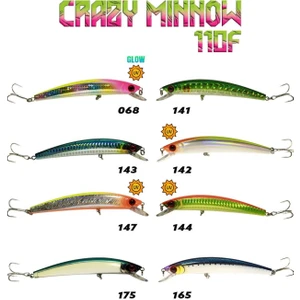 Crazy Minnow 110F 12GR Maket Balık