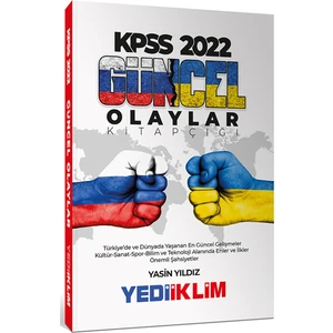 Yediiklim Yayınları KPSS 2022 Genel Kültür ve Güncel Olaylar Kitapçığı